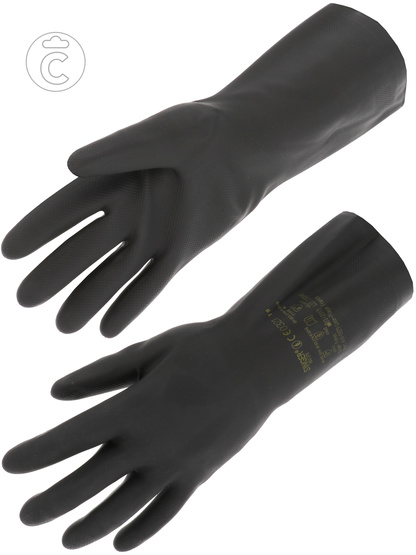 Gants néoprène flocage coton 32 cm T9