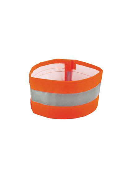 BRASSARD HAUTE VISIBILITE ORANGE PU/PIECE