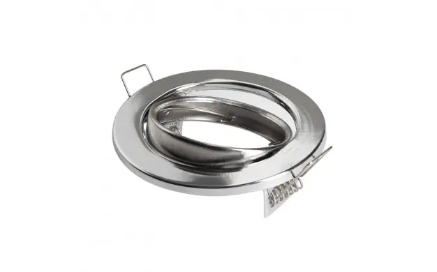 ANNEAU ENCASTRABLE REGLABLE ROND CHROME PU/PIECE