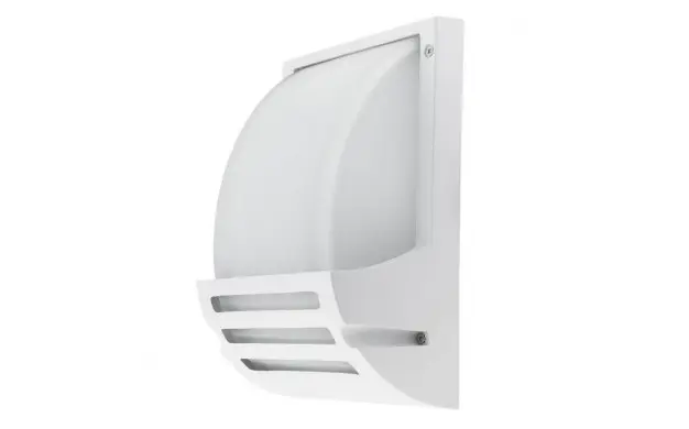 Applique Murale Blanc Mat Aluminium 1xE27
