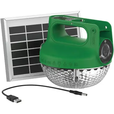 SYSTEME D'ECLAIRAGE SOLAIRE PORTABLE 2.5W 5000K IP65 PU/PIECE