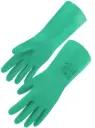 Gants de protection chimique type A gaufrée vert T9