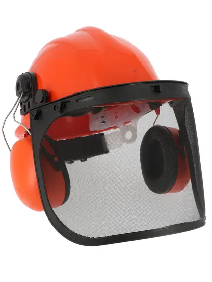 KIT FORESTIER - CASQUE + COQUILLE + VISIERE GRILLAGEE PU/PIECE