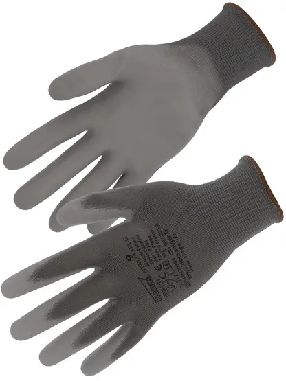 GANTS MECA ENDUCT PU GRIS MILIEU SEC T9 PU/PIECE
