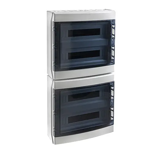 COFFRET DE DISTRIBUTION APPARENT IP65 4X18 MODULES PU/PIECE