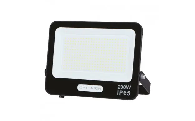 PROJECTEUR LED SMD 200W 6000K IP65 CORPS NOIR CABLE 30CM PU/PIECE