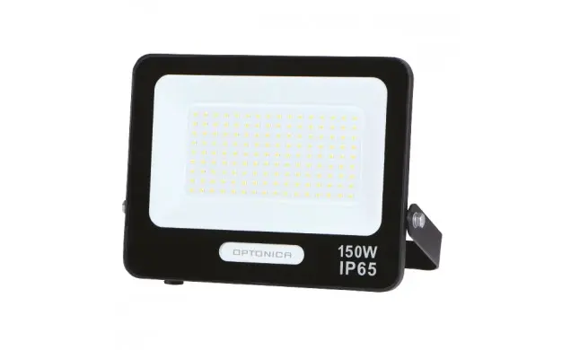 Projecteur LED SMD 150 W 4500 K IP65 corps noir câble 30 cm