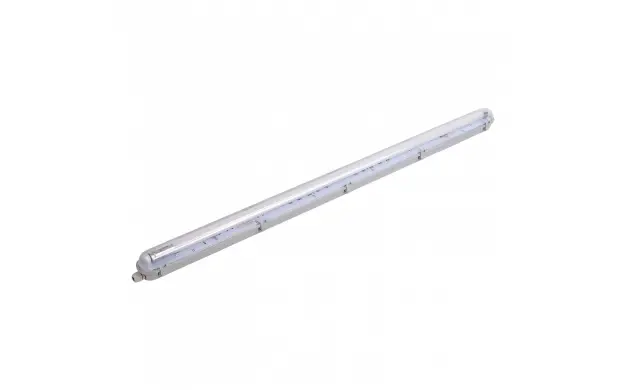 Réglette étanche avec tube LED T8 1 x 120 cm 18 W 6000 K IP65