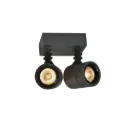 APPLIQUE ET PLAFONNIER GU10 MULTIDIRECTIONNEL APPARENT EXTERIEUR 2X50W IP55 IK02	PU/PIECE