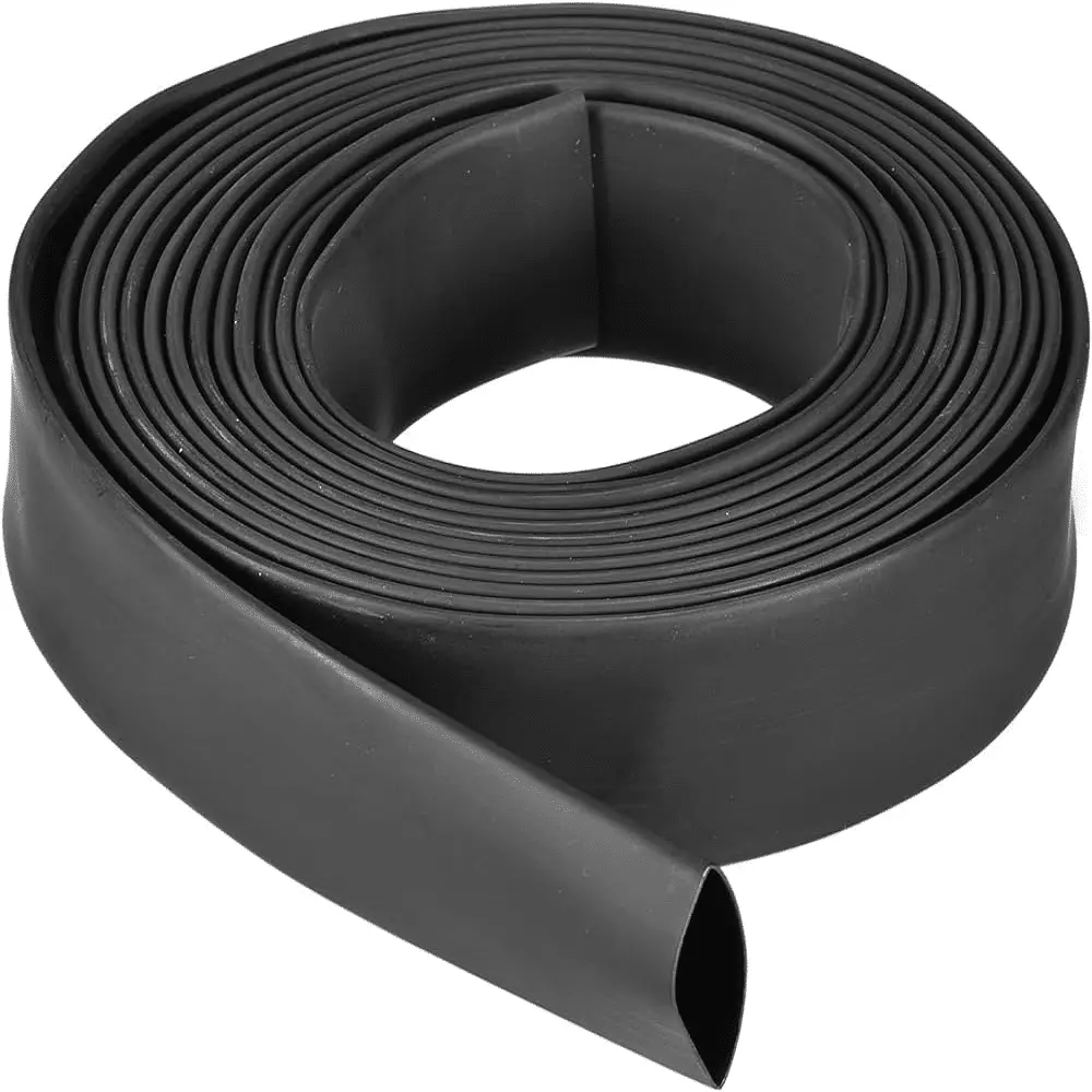 GAINE THERMORETRACTABLE A PAROI FINE NOIR 6.4/3.2MM² 