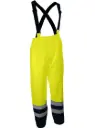 PANT PLUIE HV JAUNE +BRETEL - L
