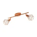 PLAFONNIER LED ORIENTABLE APPARENT INTERIEUR 2X3W 3000K IP20