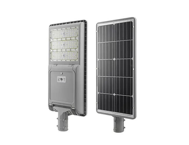 LAMPADAIRE SOLAIRE LED BATTERIE LIFEPO4 80W 6500K IP65 PU/PIECE