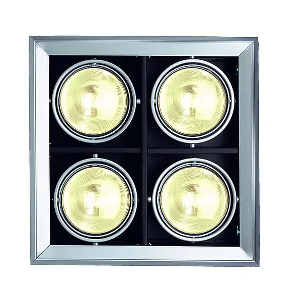 PROJECTEUR GU10 ENCASTRABLE INTERIEUR	4X75W PU/PIECE