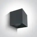 APPLIQUE MURALE APPARENTE LED BIDIRECTIONNELLE 2X3W IP54 PU/PIECE