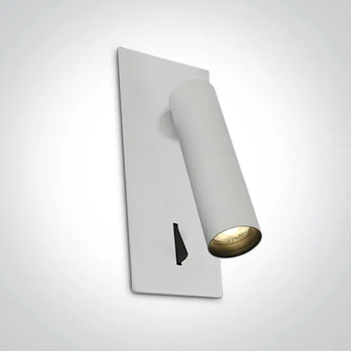 APPLIQUE MURALE LED COB DE CHEVET ORIENTABLE  APPARENTE INTERIEURE	3W 3000K IP20 PU/PIECE