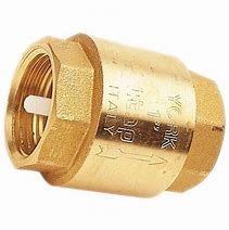 "CLAPET ANTI-RETOUR A RESSORT DIAM 1"""