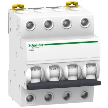 DISJONCTEUR	MINIATURE iK60N 4P 6A COURBE C PU/PIECE