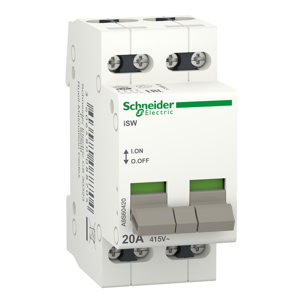 ACTI9 ISW interrupteur 4P 20 A 415 V  