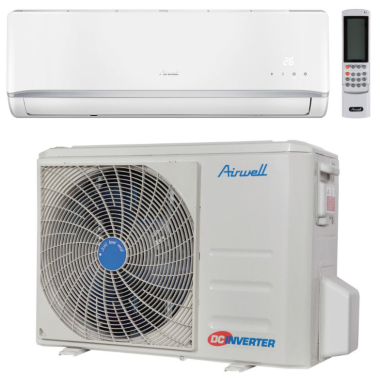 AIRWELL SPLIT MURAL 9000 BTU R410 CPLT AVEC LIAISION