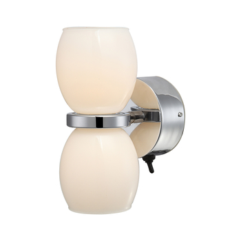 APPLIQUE DANO IP44 AVEC INTERRUPTEUR LED 10.2 V INCLU D8 H10.5