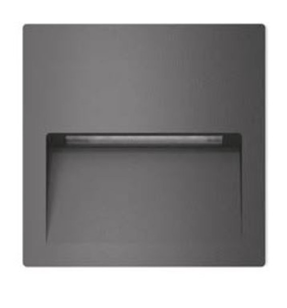 APPLIQUE WALL 4W NOIR 3000K LONGUEUR 120MM/ LARGEUR 52MM