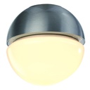 ARCOLOS BOWL wall and ceiling light, round, alu-brushed, E27 , max. 1
