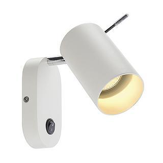 ASTO TUBE wall light, white, 1x GU10, max. 75W
