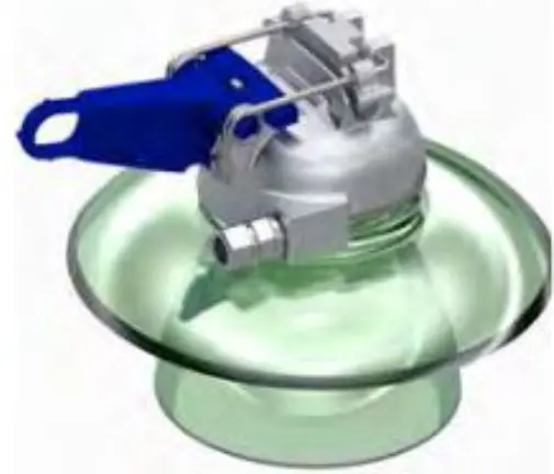 SYSTEME D'ATTACHE FIXE POUR ISOLATEUR RIGIDE SAFIR