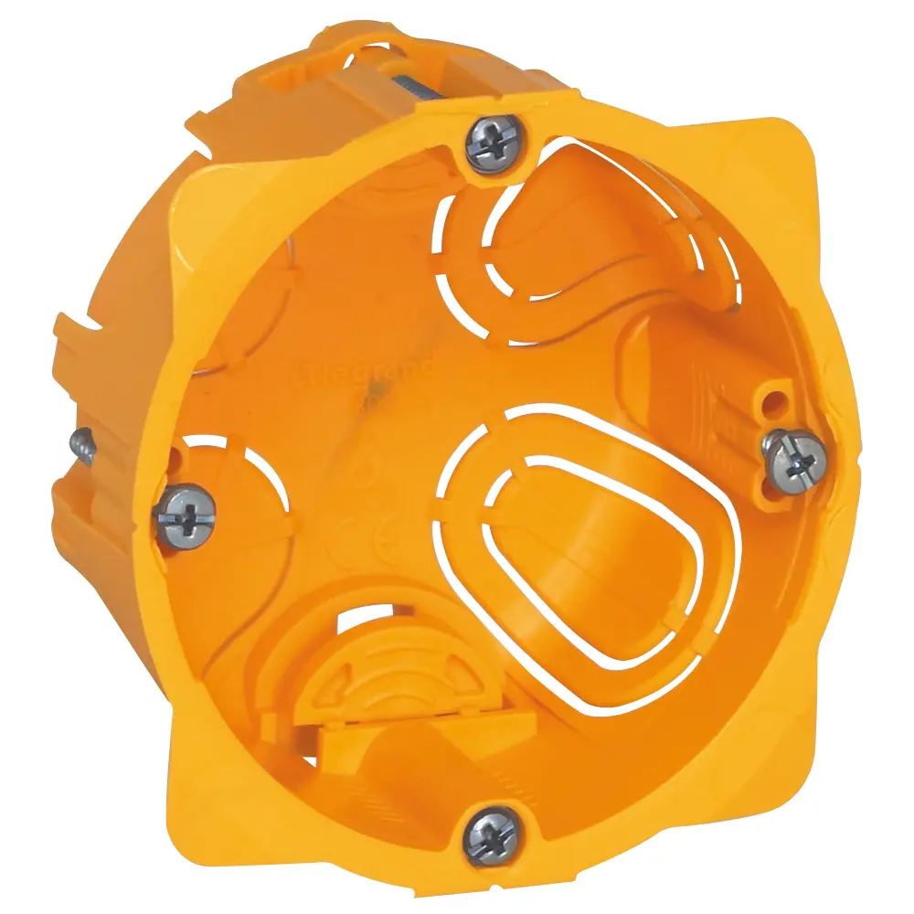 BOITE MONOPOSTE D'ENCASTREMENT 40MM BATIBOX CLOISONS SECHES IP20 IK04 PU/PIECE