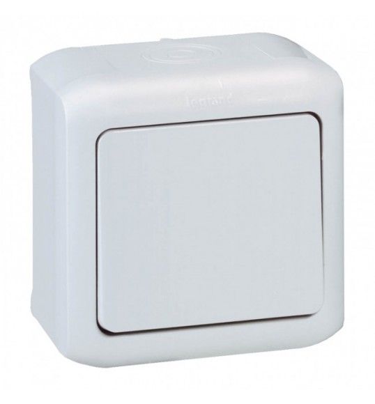 BOUTON POUSSOIR GRIS IP44 UV/1