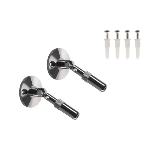[SLV186312] CABLE TENDU T.B.T., TENDEURS MOYENS, CHROME, 10 CM, 2 PCES
