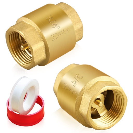 [ROBCLARE3/4] CLAPET ANTI-RETOUR A RESSORT DIAM3/4"