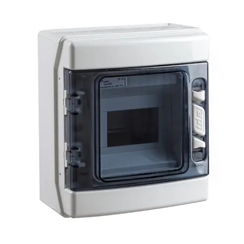 [IDECDN6PT/RR] COFFRET  GRIS TRANSP PE+N 1X6
