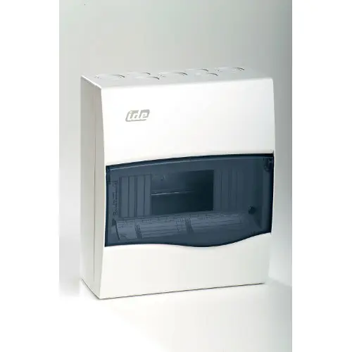 [IDEBV8PT/RR] COFFRET DE DISTRIBUTION APPARENT IP40 1X8 MODULES PU/PIECE
