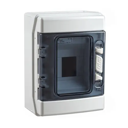 [IDECDN4PT/RR] COFFRET GRIS TRANSP PE+N IP65