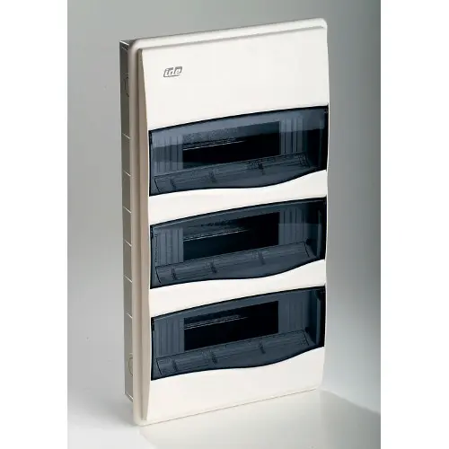 [IDEBM36PT] COFFRET DE DISTRIBUTION ENCASTRABLE IP40 3X12 MODULES PU/PIECE