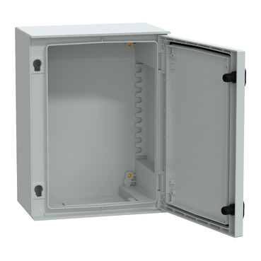 [MEGNSYPLM43G] Coffret polyester 430x330x200 - IP66 Ral 7035
