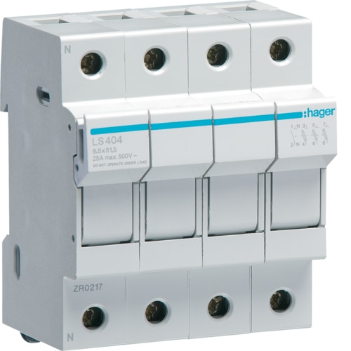 [HAGLS404] Coupe-circuit 3P+N 25A 500V L31 4M
