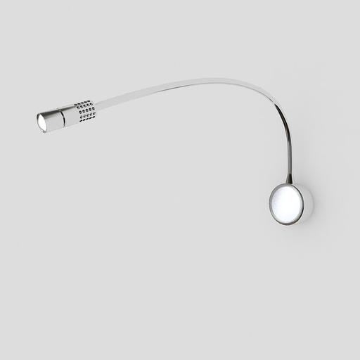 [SLV146682] DIO FLEX PLATE LED wall light, chrome, 1x 1W, 3000K, incl. driver and