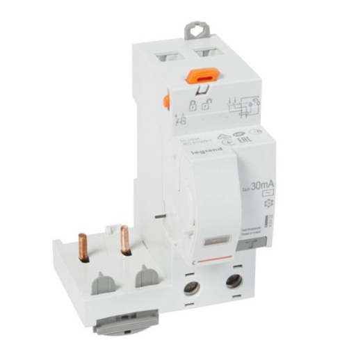 [LEG410402] DX3 BDA 2P 63A AC 30MA