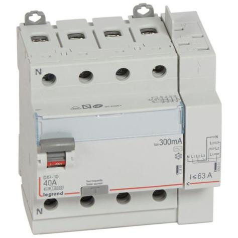 [LEG411654] DX3-ID 4PG 40A AC 300MA TGA