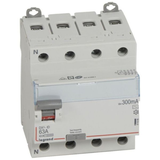 [LEG411666] DX3-ID 4PG 63A AC 300MA