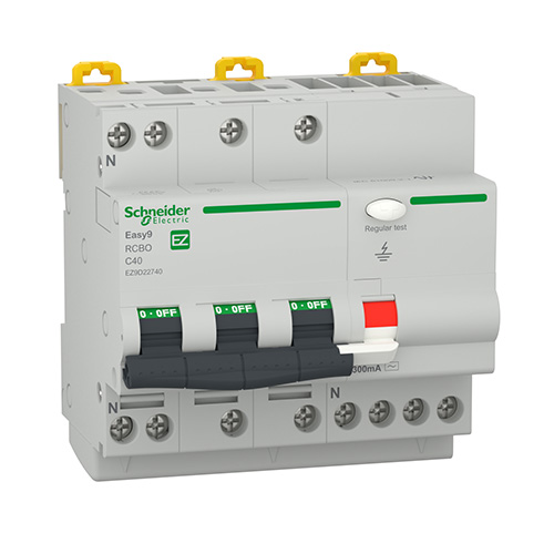 [MGEZ9D22740] EASY9 RCBO XP 3P+N 4500 AC  300mA C CURVE