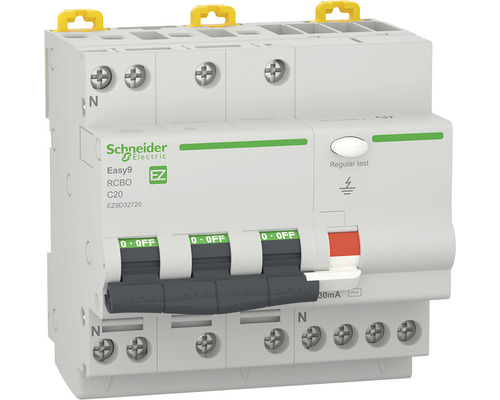 [MGEZ9D32716] EASY9 RCBO XP 3P+N 4500 AC 30mA C Curve
