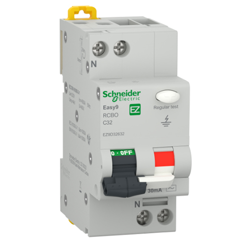 [MGEZ9D32632] Easy RCBO XP 1P+N 4500 AC 30mA C Curve 32A Disjoncteur Différentiel