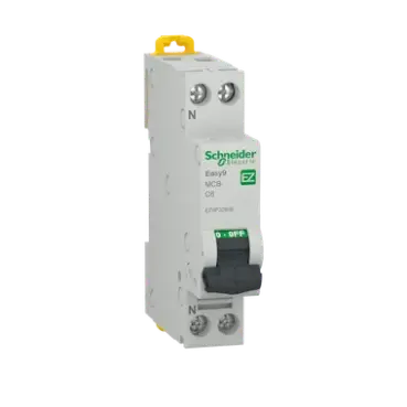 [MGEZ9P32606] Disjoncteur miniature Easy9-MCB 1P+N 6 A courbe C 4500 A