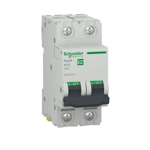 [MGEZ9F32240] Easy9 MCB XP2P 4500 A C Curve 40A Disjoncteur Modulaire
