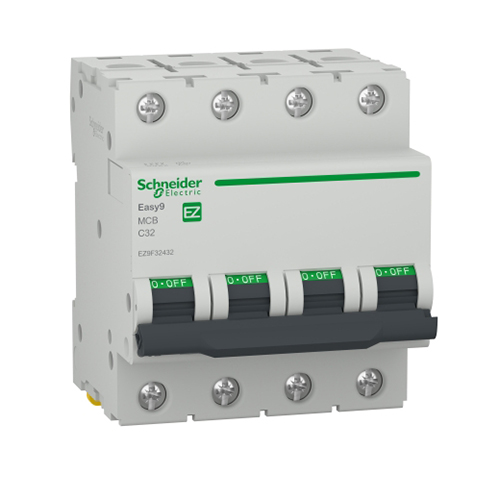 [MGEZ9F32432] Easy9 MCB XP4P 4500 A C Curve 32A Disjoncteur Modulaire