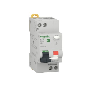 [MGEZ9D32616] Easy9 RCBO XP 1P+N 4500 AC 30mA C Curve 16A Disjoncteur Différentiel
